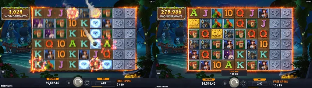 Boom pirates slot game