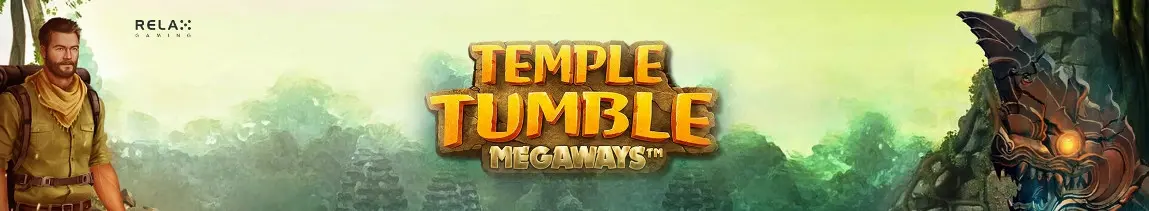 Megaways slots article - cover image from Temple Tumble Megaways slot