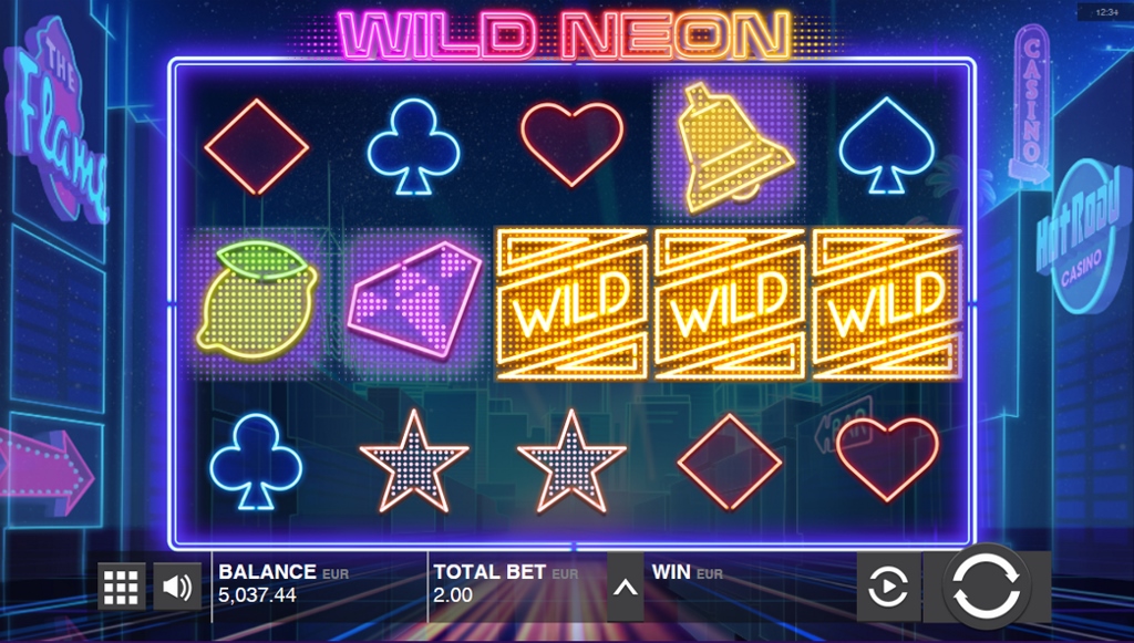 New Wild Neon Slot from Push Gaming