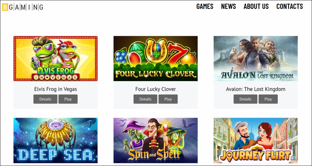 Blagaming BGaming Casinos and Slots - GMBLRS.COM