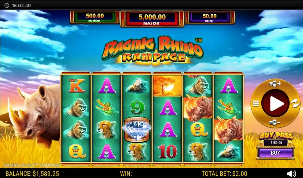 Raging Rhino Online Slot
