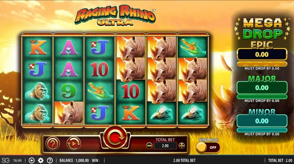 Raging Rhino Free Play Raging Rhino Free Play