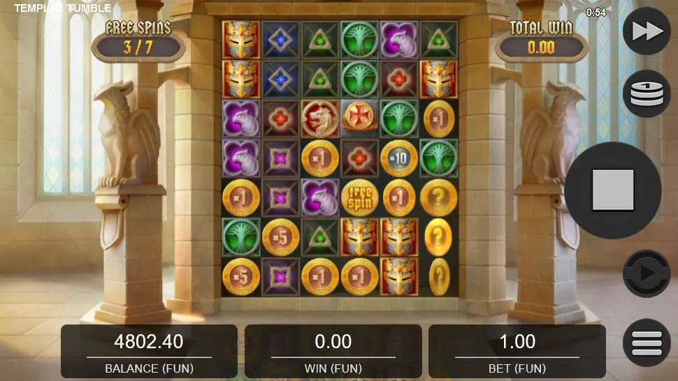 Templar Tumble Free Spins