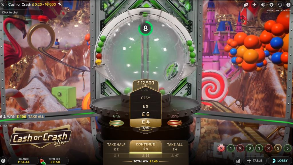Cash or Crash Live (RTP 99.59 % | Evolution Gaming) Slot Review ...