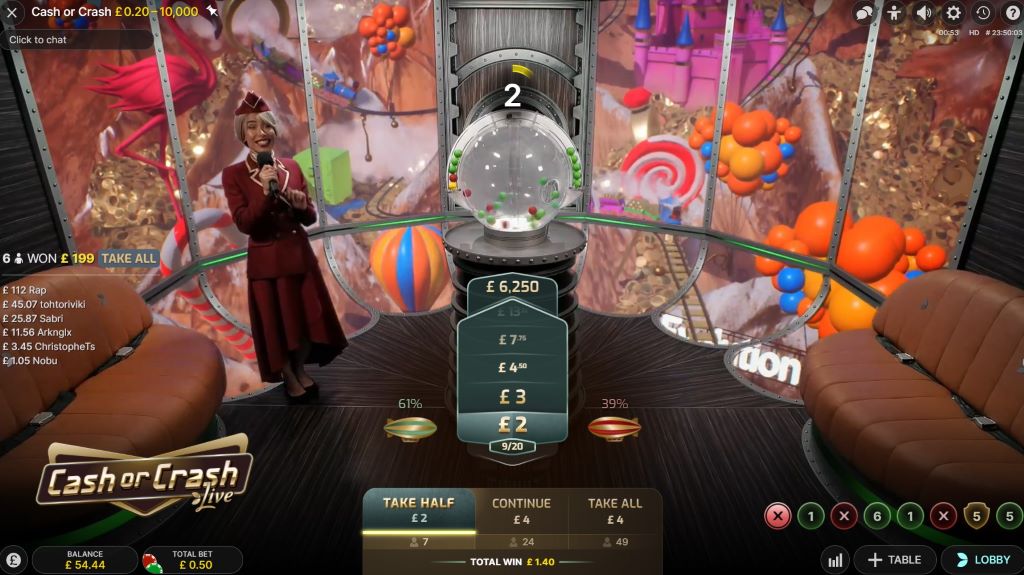 Cash or Crash Live (RTP 99.59 % | Evolution Gaming) Slot Review ...