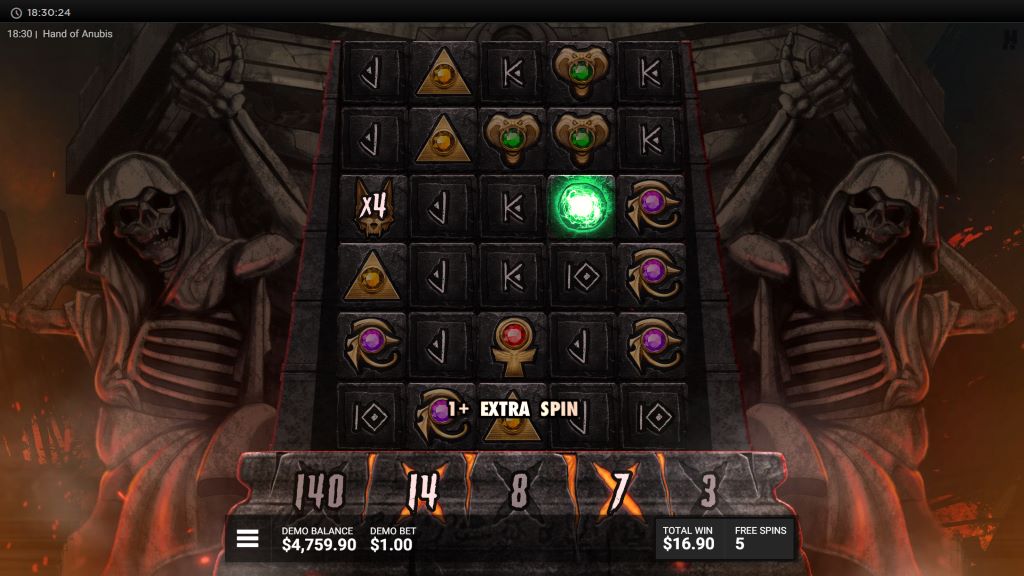 Hand of Anubis (RTP 96.24 % | Hacksaw Gaming) Slot Review - GMBLRS.COM