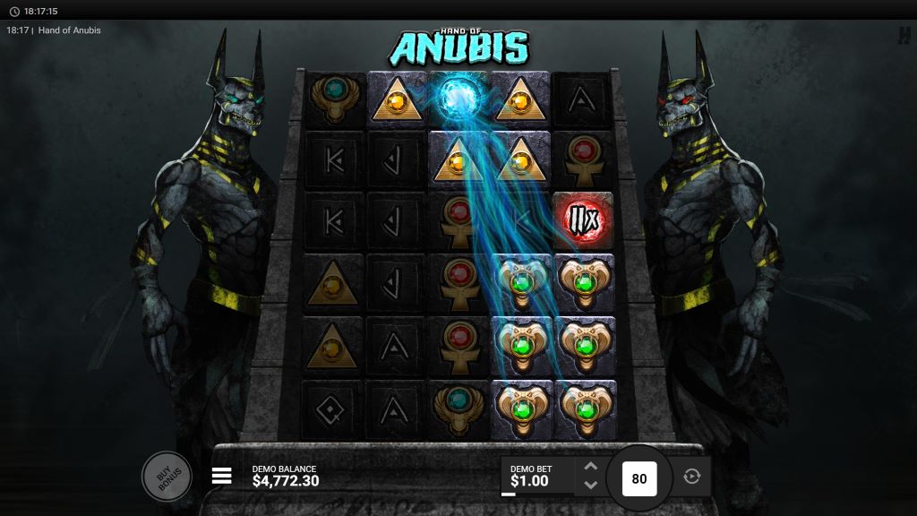 Hand of Anubis (RTP 96.24 % | Hacksaw Gaming) Slot Review - GMBLRS.COM