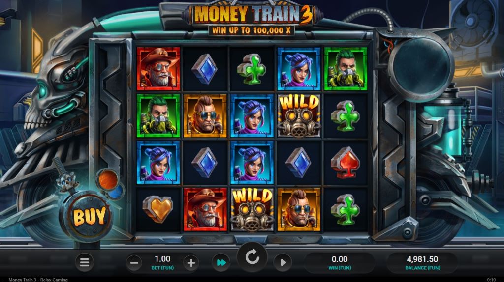 Money Train 3 (RTP 96.10 % | Relax Gaming) Slot Review - GMBLRS.COM