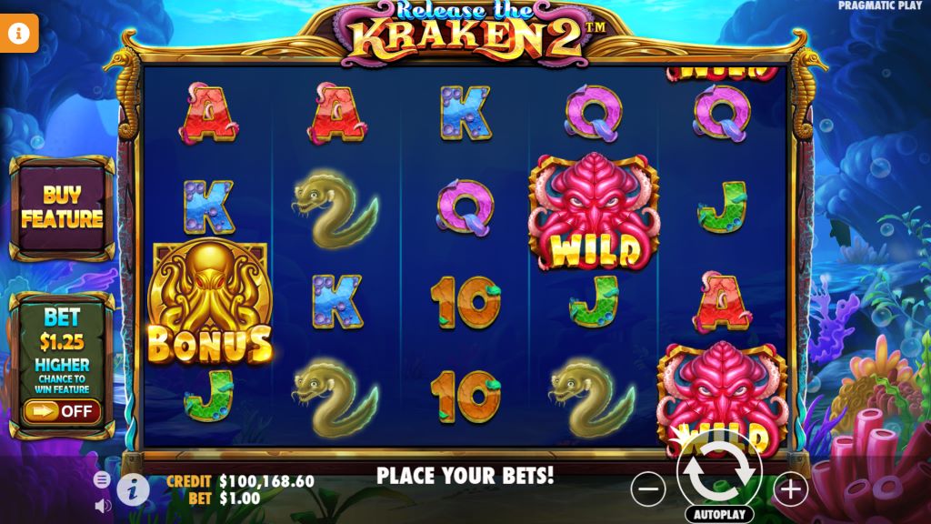 Release the Kraken 2 (RTP 96.50 % | Pragmatic Play) Slot Review ...