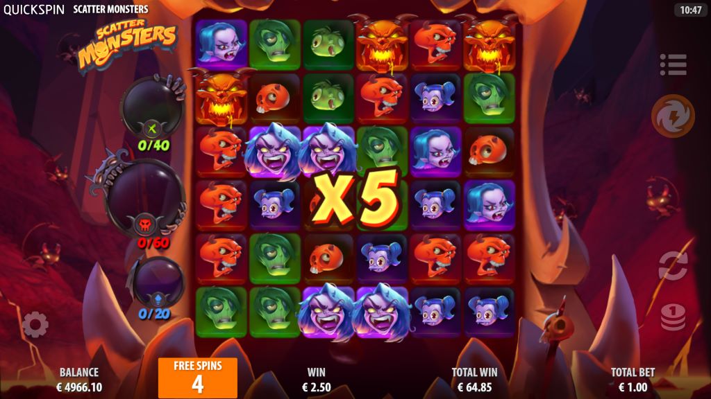Scatter Monsters (RTP 96.08 % | Quickspin) Slot Review - GMBLRS.COM