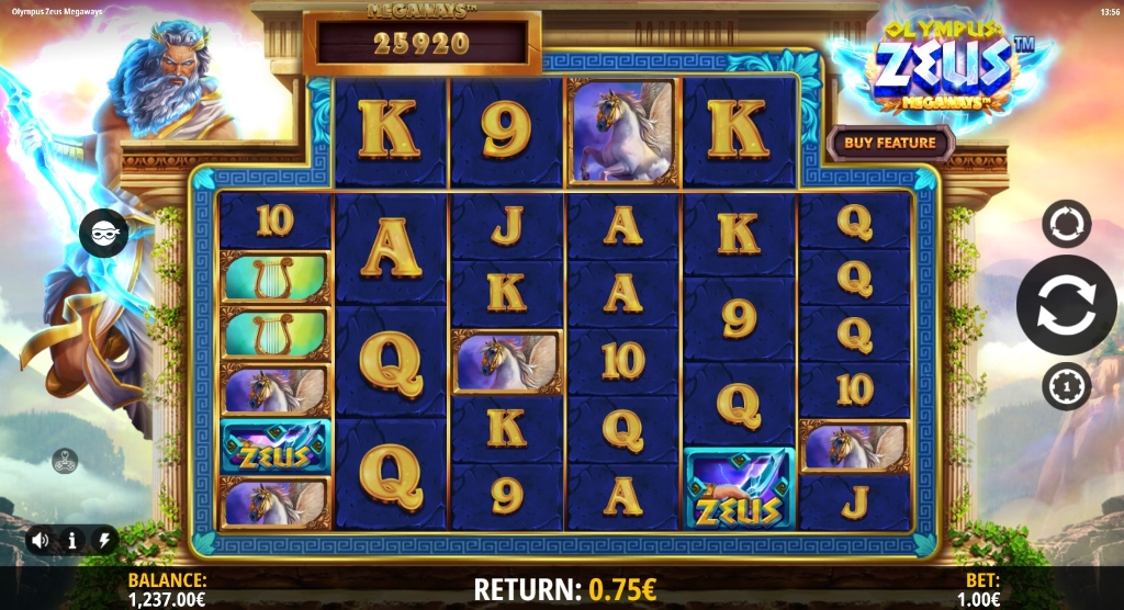 Olympus: Zeus Megaways (RTP 96 % | iSoftBet) Slot Review - GMBLRS.COM